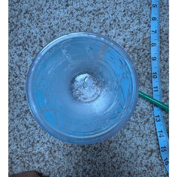 Starbucks Mermaid Logo 16 oz Cold Cup 2021; Light Blue Irridecent - Picture 7 of 8